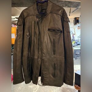 Men's Black Leather Jacket